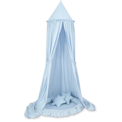 Klamboe met Nest met Volant + Kussens Blauw Klamboe met Nest met Volant + Kussens Blauw